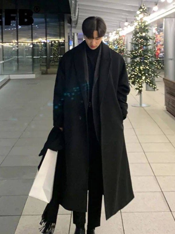 Korean Lifestyle & Kids Boutique - Korean Style Men's Loose Casual Single-breasted