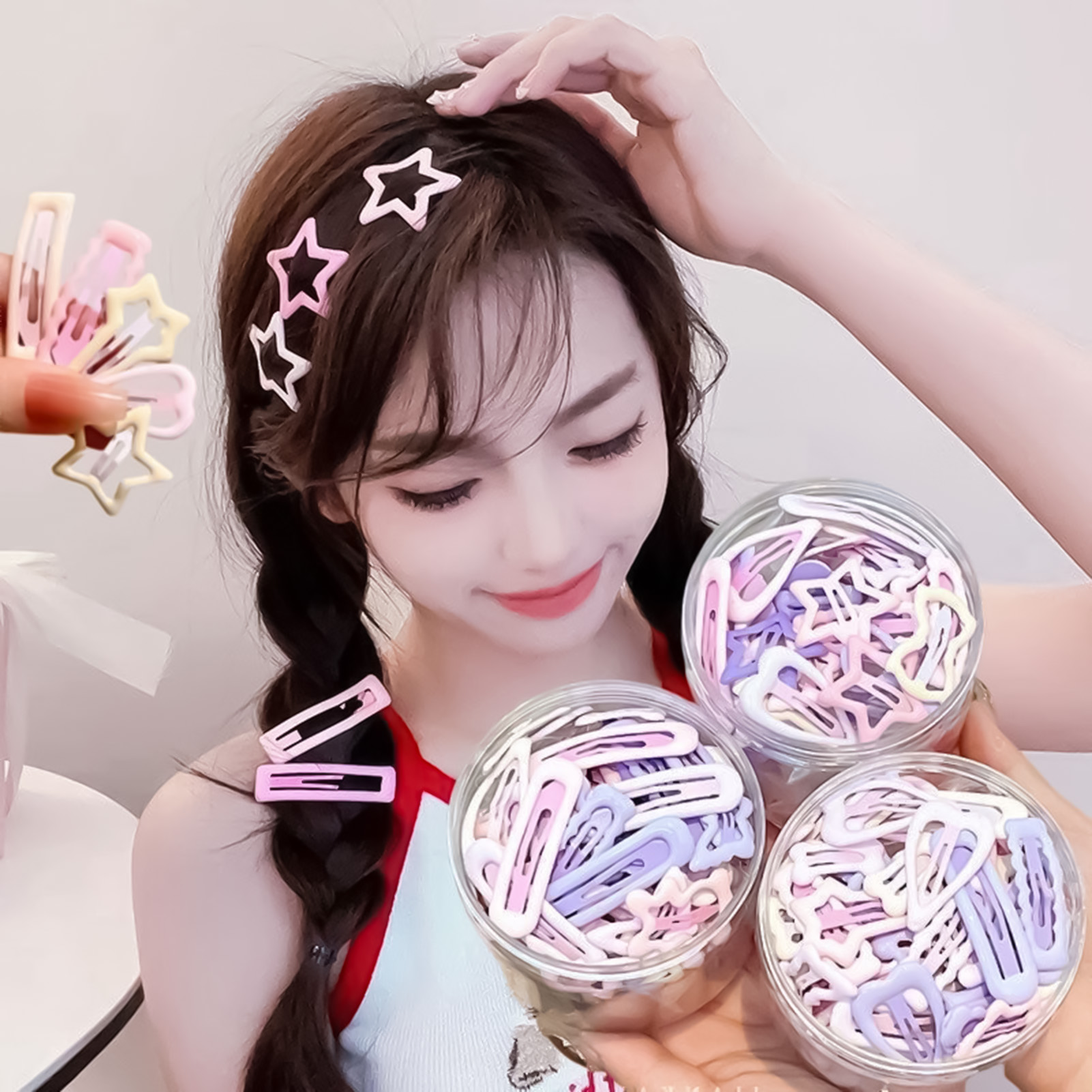 Korean Lifestyle & Kids Boutique - 3PCS Sweet Style Headwear Pins All