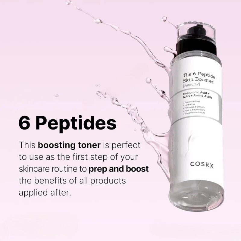 Korean Skincare 6X Peptide Boo - огляд і ціна Essence Serum Toner