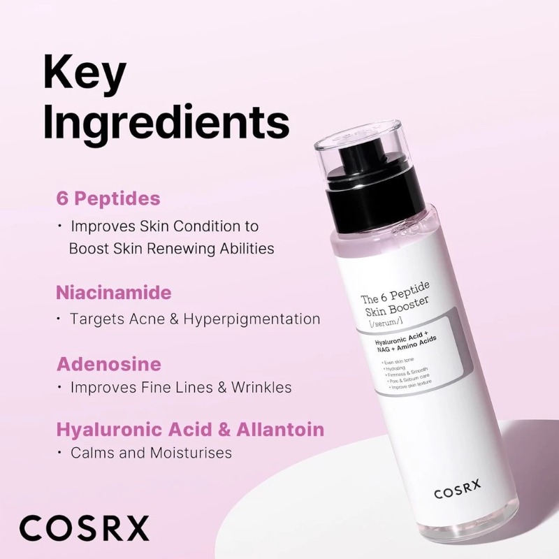 Korean Skincare 6X Peptide Boo - огляд і ціна Essence Serum Toner
