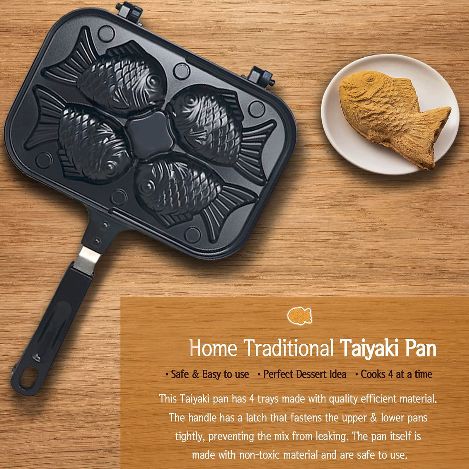 Taiyaki Cooking Bakeware Taiya - огляд і ціна Tteokbokki Rice Cake