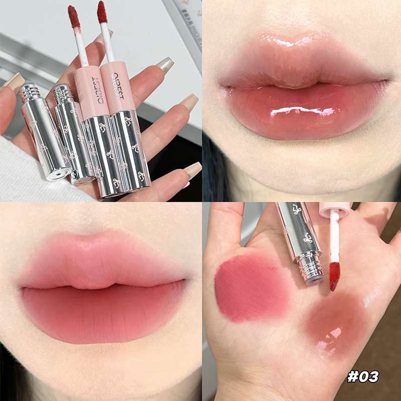 QIBEST Double Head Lip Gloss M - огляд і ціна Lip Tint Korean