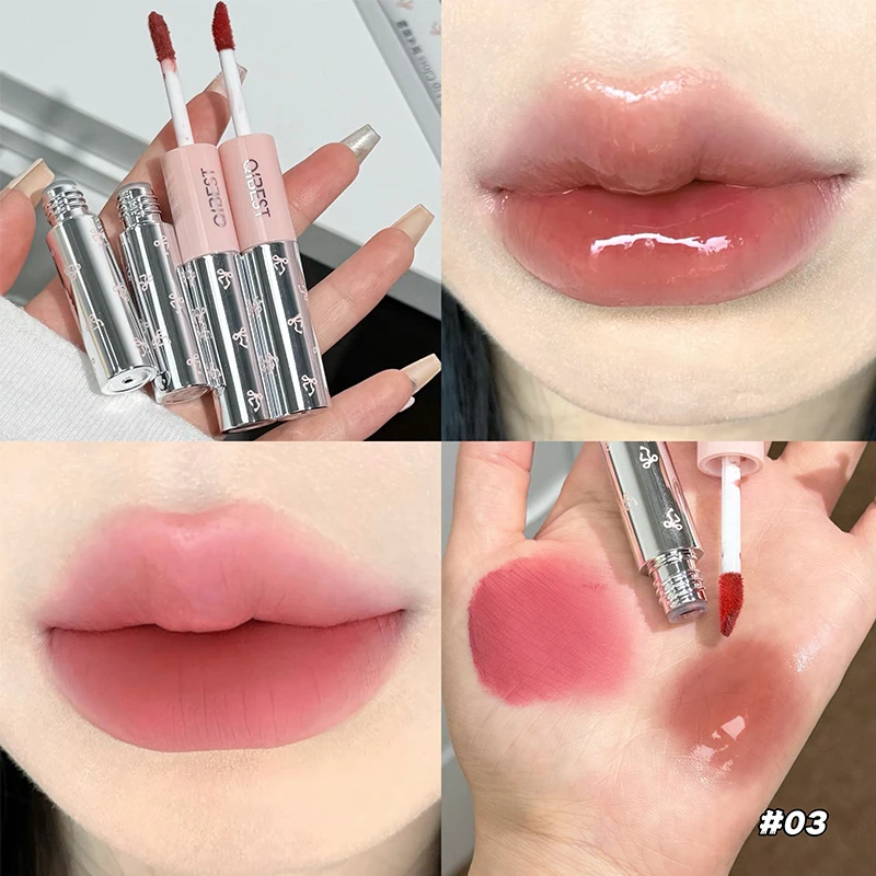 QIBEST Double Head Matte Velve - огляд і ціна Lip Tint Korean
