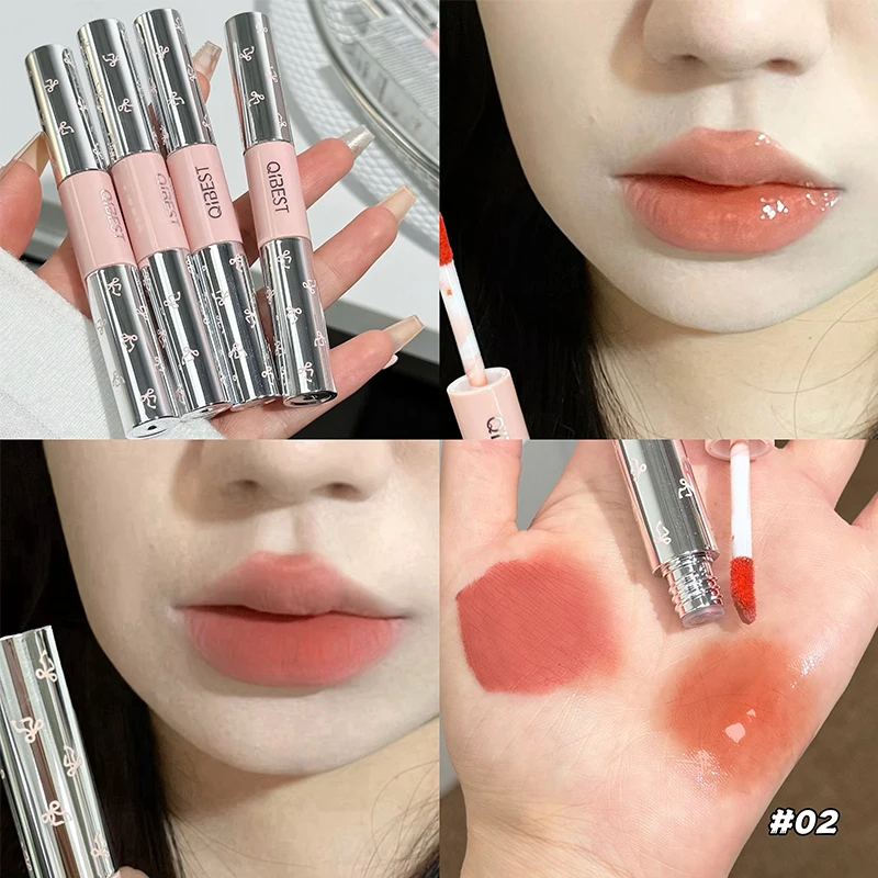 QIBEST Double Head Matte Velve - огляд і ціна Lip Tint Korean