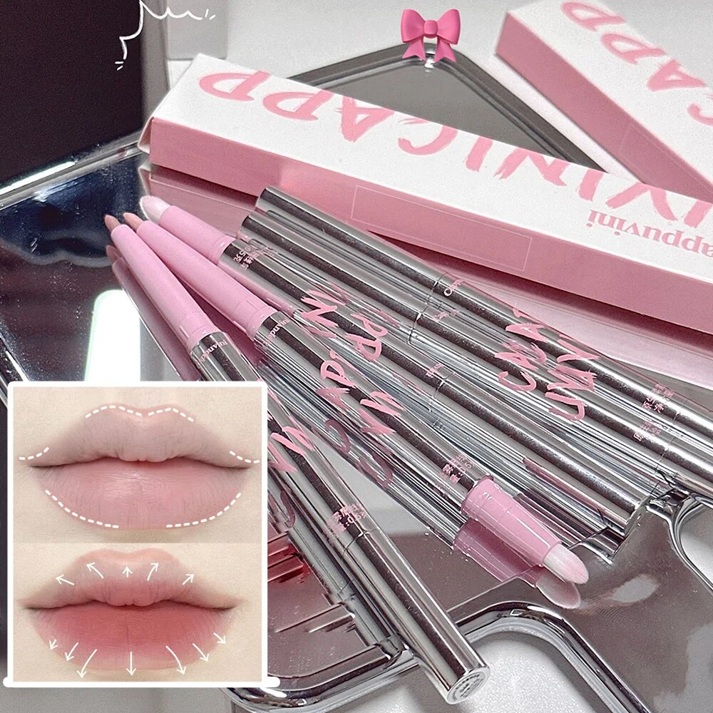 Nude Lip Liner with Lip Brush  - огляд і ціна Lip Tint Korean