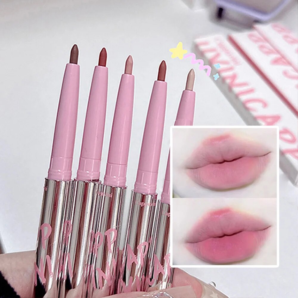 Nude Lip Liner with Lip Brush  - огляд і ціна Lip Tint Korean