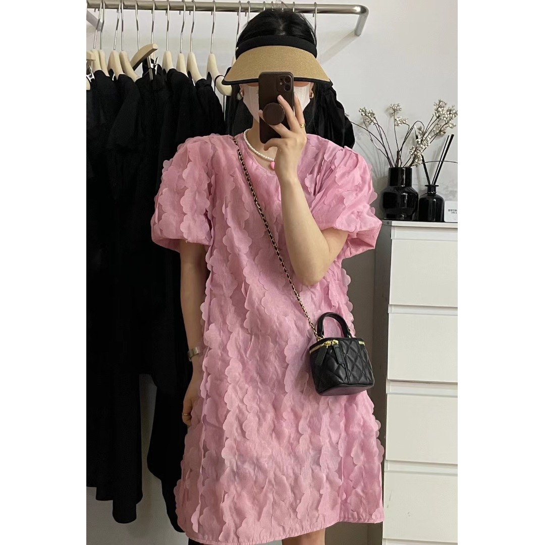 Floral Bubble Sleeve Dress Kor - огляд і ціна Korean Lifestyle & Kids Boutique